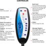 Back Massager for Pain- Massage Chair with 10 Vibration Motors,Chair Massager, Massage Chair Pad for Back, Gifts for Women,Men,Dad,Mom, Him Image 3