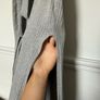 Missguided Grey Casual Ribbed Midi Dress XS Image 8
