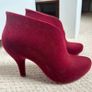 Melissa Red Velvet Heels UK6.5 Image 3