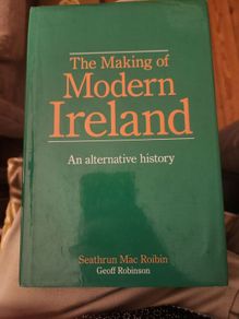 The Making Of Modern Ireland. An Alternative History.  By Geoff Robinson. Hardback In Good Condition.