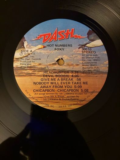 Foxy Hot Numbers 1979 Vinyl LP Dash Records Original Picture Inner
