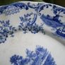 Large Antique Delft Pottery Platter,  Vintage Serving Plate in Blue and White,  Collectable China and Ceramics 16" x 11,5" Image 8