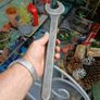 four large open ended spanners Image 9