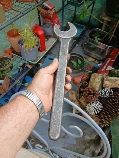 four large open ended spanners