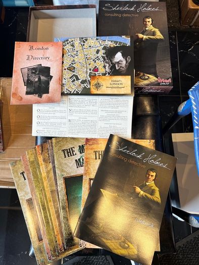 Sherlock Holmes Consulting Detective Board Game, Ystari Games - New