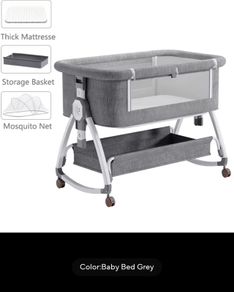 bedside crib