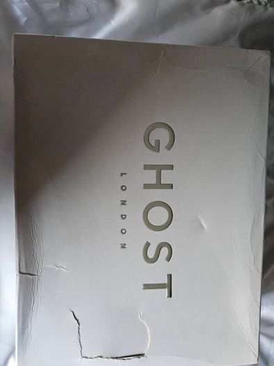 beautiful new satin ghost dress