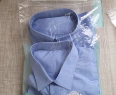 2 School blue shirts, long sleeves