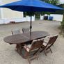 Garden table and chairs. Image 2