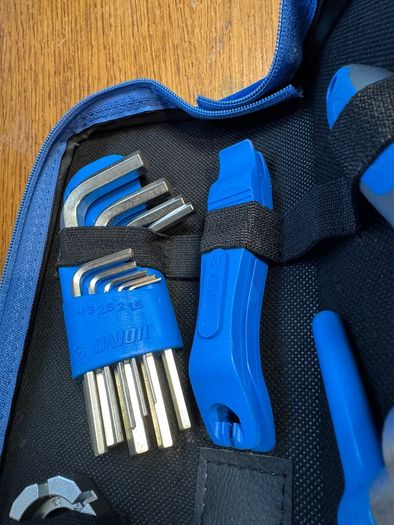 Unior professional toolset for home mechanics