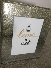 Glitter Mirror Photoframe