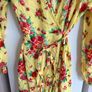& other stories yellow floral wrap around dress Image 4