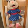 Bonmie the Bunny soft toy from Trabolgan. In perfect condition Image 2