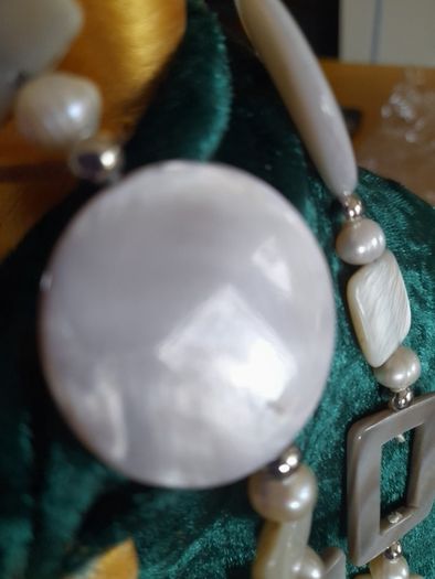 vintage pearl and mother of pearlnecklace
