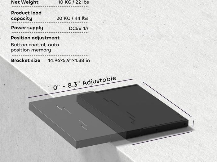 Motorised Intelligent Sliding Tray For UST Projectors