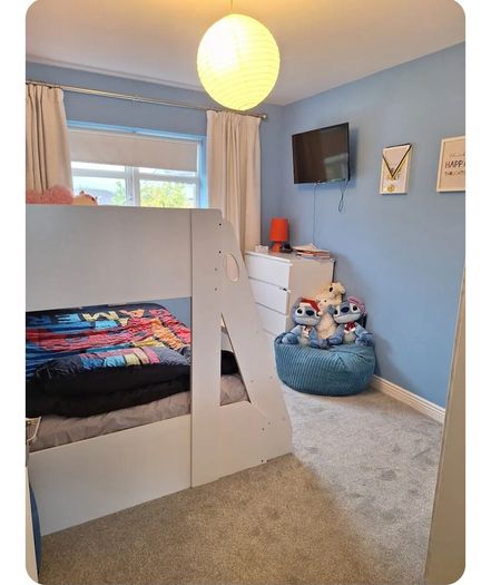 Triple Bunk Bed (with double mattress)