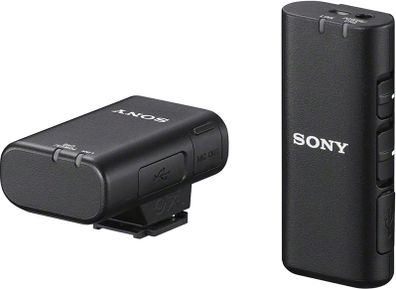 Sony ECM-W2BT Wireless Microphone with Bluetooth Connectivity, Black