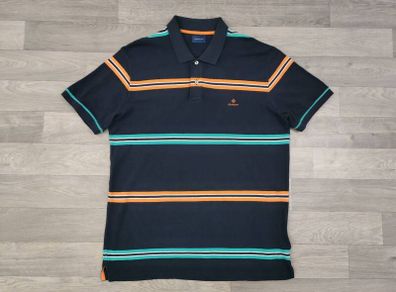 Gant Striped Polo Shirt Mens XL