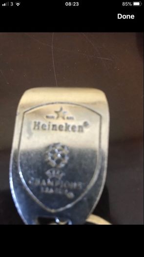 Heineken Champions League Key Ring/ Bottle Opener