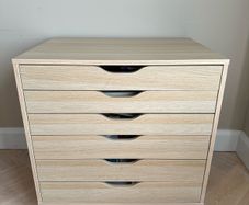 ALEX Drawer unit on castors oak effect Ikea