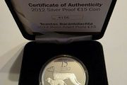 2012 irish silver 15 euro coin