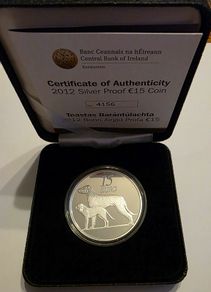 2012 irish silver 15 euro coin
