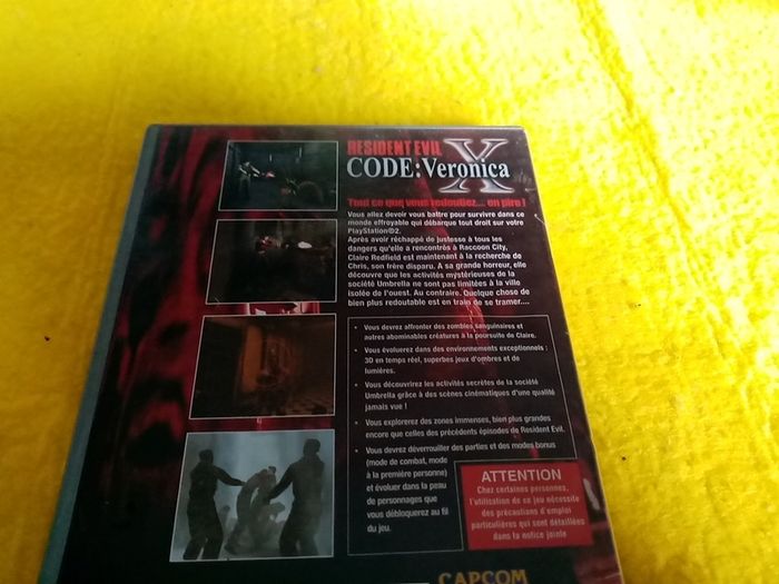 Resident evil Code Veronica X PlayStation 2 ps2 games Original