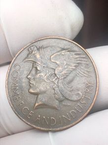British Empire Exhibition 1924 - Commerce and Industry medal
