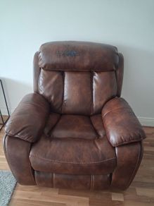 leather recliner chair