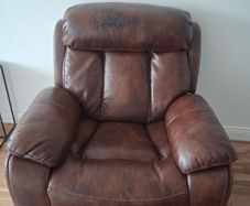 leather recliner chair