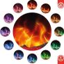 Electric Fireplace LEA - Electric 3-in-1 Fireplace with Panoramic View, Heater, 3D Flame Effect, 12 Flame Colors, Remote Control Image 4