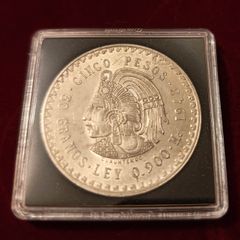 1948 Mexico Silver 5 Pesos