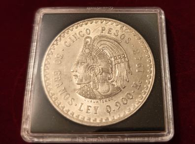 1948 Mexico Silver 5 Pesos