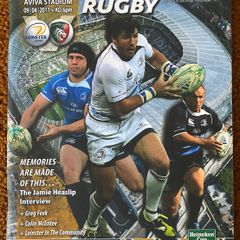 2011 Leinster v Leicester Tigers - Heineken Cup Programme