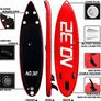 10ft / 3m Inflatable Stand Up Paddle Board | Inflatable SUP Board Beginner's Surfboard Kit w/Adjustable Paddle | Air Pump w/Pressure Guage (FREE SHIPPING) Image 6