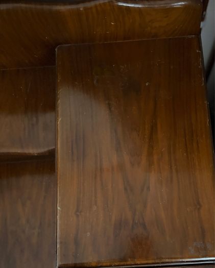 Five-drawer wooden dressing table,