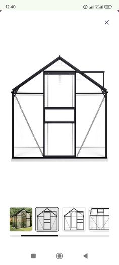 Aluminium greenhouse