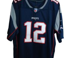 Nfl Jersey (new England Patriots/brady 12 ),size :xl