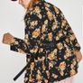 light puffer jacket/kimono style ZARA with belt Image 7