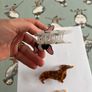 3 doggy hair clips hair claw clips Image 2