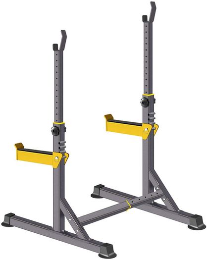 _Squat Rack Adjustable Multi-Function Barbell Rack Dip Stand Gym Family Fitness Lifting Bench Press Push up Strength Training Dumbbell Rack