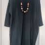 In Good Company bottle green silk contemporary midi Sz M ( Fit 12-14 UK) - Rrp 129 ( New) Image 2