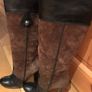Miss Sixty Knee High Leather & Suede Boots Image 4