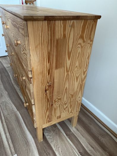 Very Strong + solid Pine ikea Tarbe 6 drawer unit