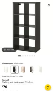 ikea Kallax shelving unit