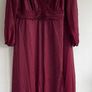 Ever Pretty stunning occasion evening dress burgundy plus size fully lined Image 5