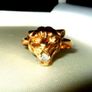 Vintage Hallmarked 9ct Gold Gemset 'Panther' Ring Image 6