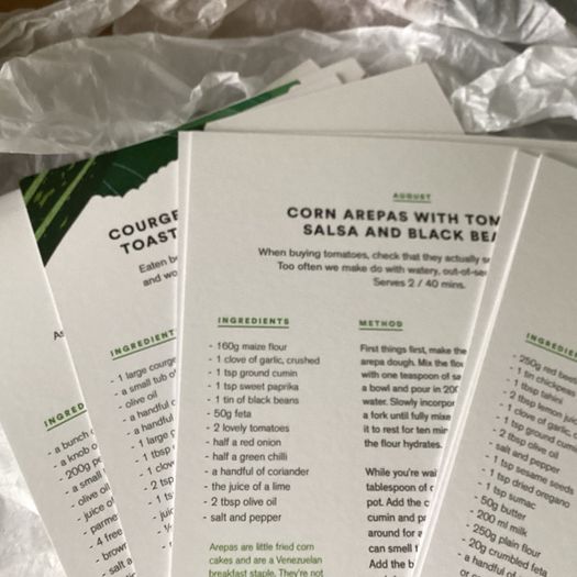 Seasoning recepie cards gift pack
