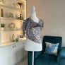 Light Pink & Black Leopard Print Shawl / Scarf Image 4