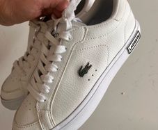 White Lacoste Runners